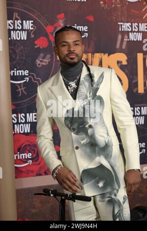 Los Angeles, USA. 13th Feb, 2024. LOS ANGELES, USA. February 13, 2024: Trevor Jackson at the premiere for This Is Me.Now: A Love Story Premiere at the Dolby Theatre. Picture Credit: Paul Smith/Alamy Live News Stock Photo