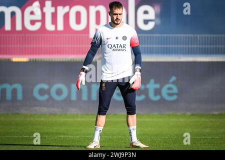 Arnau TENAS of PSG during the French championship Ligue 1 football match between Clermont Foot 63 and Paris Saint-Germain on September 30, 2023 at Gabriel-Montpied stadium in Clermont-Ferrand, France - Photo Matthieu Mirville / DPPI Stock Photo