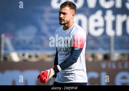 Arnau TENAS of PSG during the French championship Ligue 1 football match between Clermont Foot 63 and Paris Saint-Germain on September 30, 2023 at Gabriel-Montpied stadium in Clermont-Ferrand, France - Photo Matthieu Mirville / DPPI Stock Photo