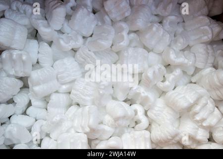 white styrofoam texture background image Stock Photo