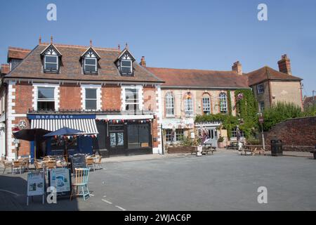 Views of Wantage town centre in Oxfordshire in the United Kingdom Stock Photo