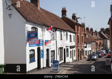 Views of Wantage town centre in Oxfordshire in the United Kingdom Stock Photo