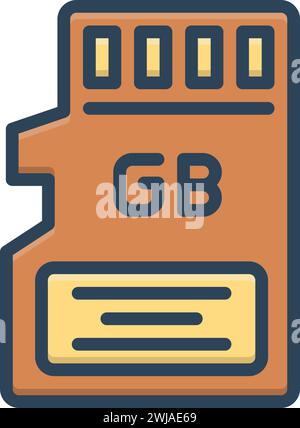 Icon for sd,card Stock Vector