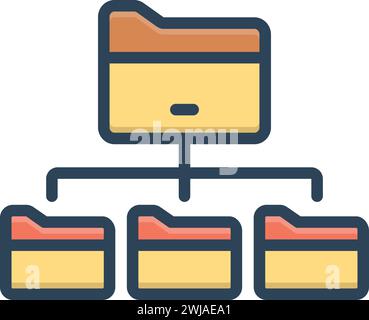 Icon for directories,index Stock Vector