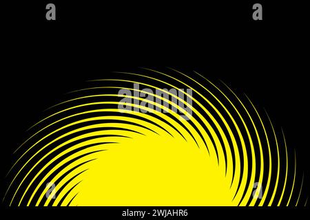 James rifled gun barrel grooves. Horizontal background, vector pattern, rifled channels. Stock Vector