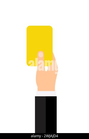 Yellow Card vector illustration design Stock Vector