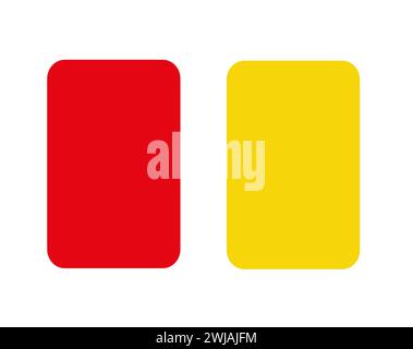 Yellow and red Card vector illustration design Stock Vector