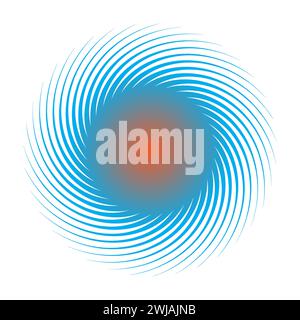 James rifled gun barrel grooves. Horizontal background, vector pattern, rifled channels. Stock Vector