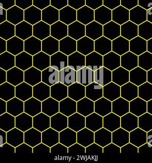 Repeated polygons honeycomb wallpaper seamless pattern. Stock Vector
