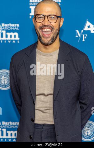 Santa Barbara, USA. 13th Feb, 2024. Red Carpet Arrivals, writer Cord Jefferson (AMERICAN FICTION). The 39th Santa Barbara International Film Festival “Writers Panel” at the Arlington Theatre in Santa Barbara, CA on Feb. 13, 2024. (Photo by Rod Rolle/Sipa USA) Credit: Sipa USA/Alamy Live News Stock Photo