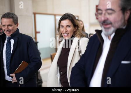 Veronique Wache arrives for the verdict in the appeal trial in the so ...