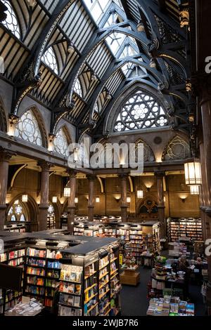 Wool Exchange Building, Bradford, West Yorkshire, England, now a well known book shop. Stock Photo