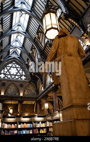 Wool Exchange Building, Bradford, West Yorkshire, England, now a well known book shop. Stock Photo