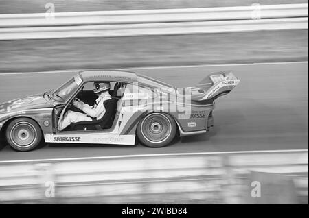 GeLo Racing Porsche 935/77A driven by Toine Hezemans, John Fitzpatrick (driving) and Peter Gregg in the 1978 World Championship for Makes 6 hour rtace at the Watkins Glen Grand Prix Circuit, started 2nd, finished 1st Stock Photo