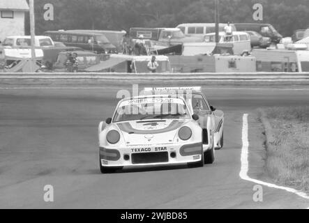 Vasek Polak Racing Porsche 935 driven by Hurley Haywood and John Gunn in the 1978 World Championship for Makes 6 hour rtace at the Watkins Glen Grand Prix Circuit, started 17th, finished 33rd DNF Stock Photo