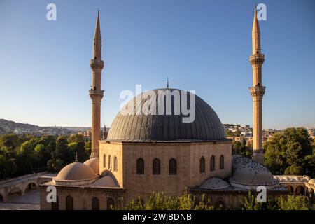 Sanliurfa,Turkey - 08-09-2024:Mevlidi Halil Mosque is one of the important holy places of Urfa Stock Photo