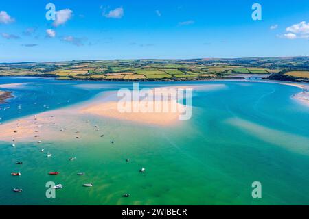 River Camel, Padstow, Cornwall, England, United Kingdom, Europe Stock Photo