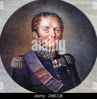 Alexander I. von Russland.1777-1825. Alexander Pawlowitsch Romanow oder Zar Alexander I. der Gesegnete, Kaiser von Russland, 1801-1825, Historisch, di Stock Photo