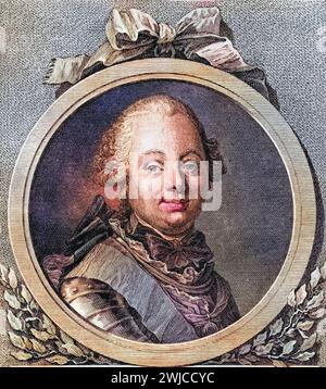 Etienne Francois de Choiseul, Herzog von Choiseul geb. 28. Juni 1719 in Nancy gest. 8. Mai 1785 in Paris war Marquis de Removille, Seigneur de Chantel Stock Photo