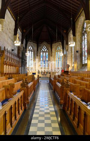 Interior of St Salvator’s chapel at St Andrews University, St Andrews