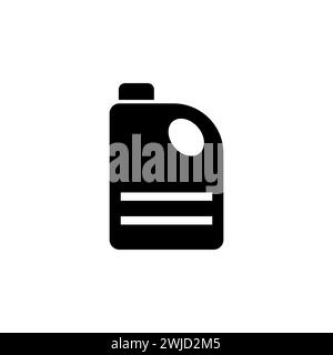 Cleaning Agent flat vector icon. Simple solid symbol isolated on white background Stock Vector