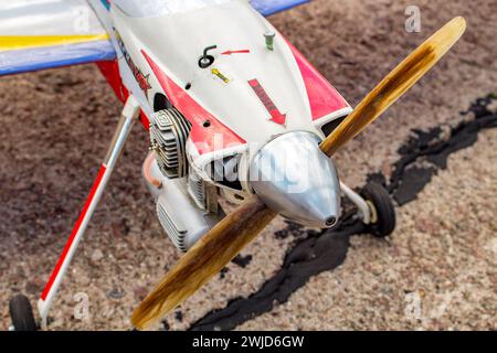 Air modeling show. Radio-controlled aircraft model Stock Photo - Alamy