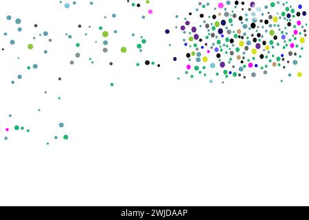 Light blue spheres shape vector pattern design for posters, banners, Blurred decorative abstract with bubbles. Stock Vector