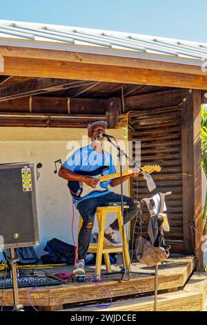 GRAND TURK, TURKS AND CAICOS - January 17, 2024: Grand Turk is the capital of the Turks and Caicos archipelago. It has become a major cruise ship dest Stock Photo