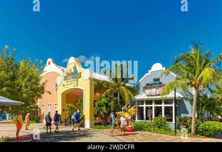 GRAND TURK, TURKS AND CAICOS - January 17, 2024: Grand Turk is the capital of the Turks and Caicos archipelago. It has become a major cruise ship dest Stock Photo