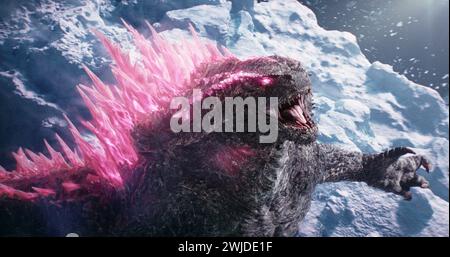 RELEASE DATE: April 12, 2024. TITLE: Godzilla X Kong: The New Empire. STUDIO: Legendary Entertainment. DIRECTOR: Adam Wingard. PLOT: Plot kept under wraps. STARRING: Godzilla. (Credit Image: © Legendary Entertainment/Entertainment Pictures/ZUMAPRESS.com) EDITORIAL USAGE ONLY! Not for Commercial USAGE! Stock Photo