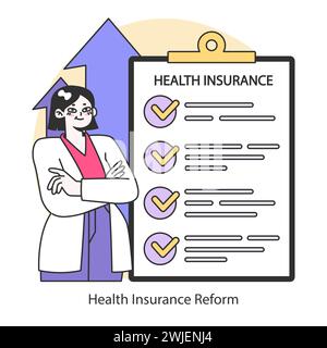 Health Insurance Reform concept. Overhauling policies for comprehensive ...