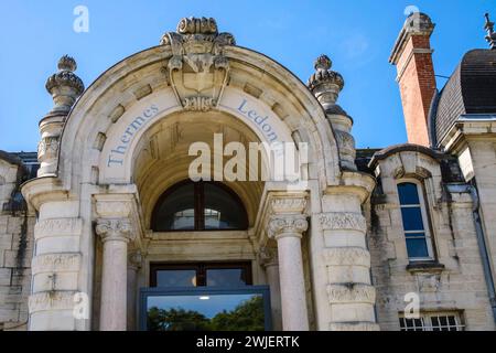 Lons-le-Saunier (central-eastern France): thermal baths “Thermes Ledonia” Stock Photo