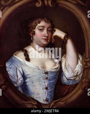 Anne Hyde (1637-1671), Duchess of York. First wife of King James II and VII, portrait painting in oil on canvas after Sir Peter Lely, circa 1670 Stock Photo