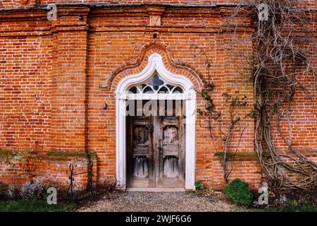 West Horsley Place (Button House), Grade I listed 15th century manor house in Surrey, England, UK, Feb 2024 Stock Photo