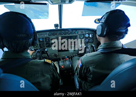 Aerial photos of Hua hin District area and Pranburi District area when Cessna caravan 208 crashed. In 1911, KASET carried out the flight operation of Stock Photo