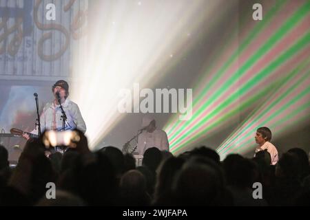 Gruff Rhys performing at Transform 2024 in Aberystwyth Arts Centre on 2nd February 2024. Stock Photo