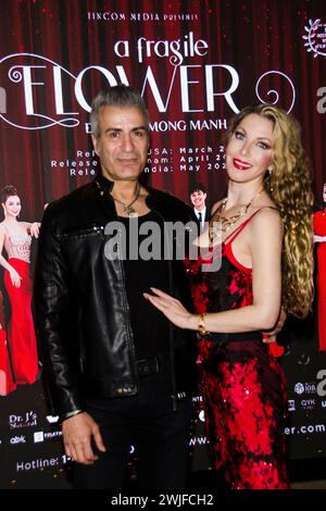 Private Red Carpet Screening and Reception for New International Feature Film 'A Fragile Flower' 2-13-14 Stock Photo