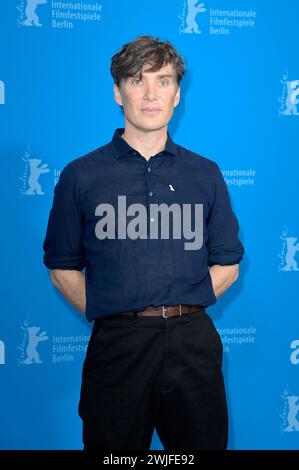 Cillian Murphy beim Photocall zum Kinofilm 'Small Things Like These / Kleine Dinge wie diese' auf der Berlinale 2024 / 74. Internationale Filmfestspiele Berlin im Hotel Grand Hyatt. Berlin, 15.02.2024 Stock Photo