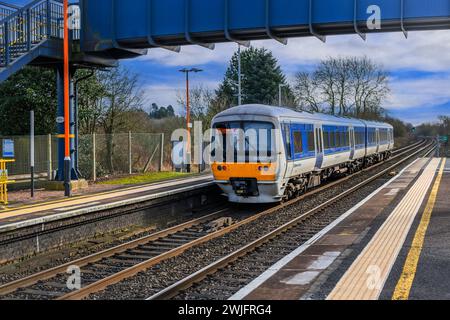 widney manor solihull west midlands england uk railway station passenger commuter line diesel powered Stock Photo