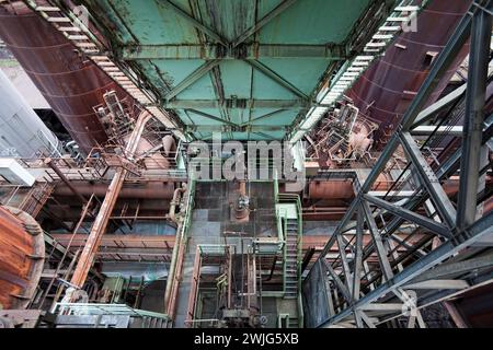Former steelworks Henrichshütte, Hattingen, Ruhr district, North Rhine-Westphalia, Germany, Europe Stock Photo