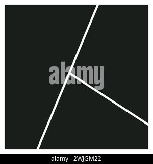 Photo Collage Frame Vector Icon Illustration Manga Panel Collage frames vector Stock Vector