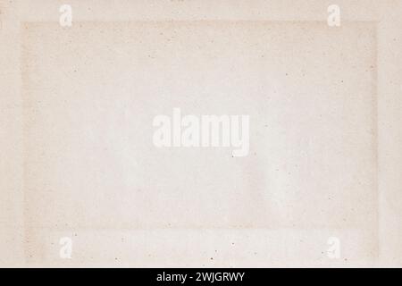 Old vintage paper closeup, frame with empty field for your design. Background, copy space Stock Photo
