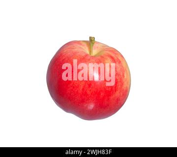 Red apple isolated on white background,. Clipping path Stock Photo
