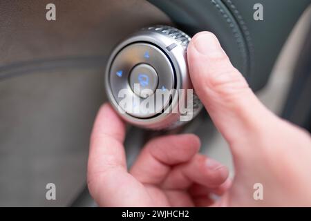 sound system controls on driver's door, Interior of Genesis GV60 ...