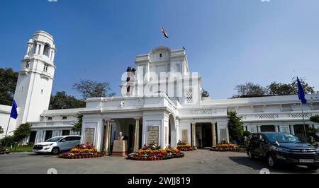 New Delhi, India. 15th Feb, 2024. NEW DELHI, INDIA - FEBRUARY 15: A view of Delhi Vidhan Sabha during the Delhi budget Session on February 15, 2024 in New Delhi, India. (Photo by Raj K Raj/Hindustan Times/Sipa USA) Credit: Sipa USA/Alamy Live News Stock Photo