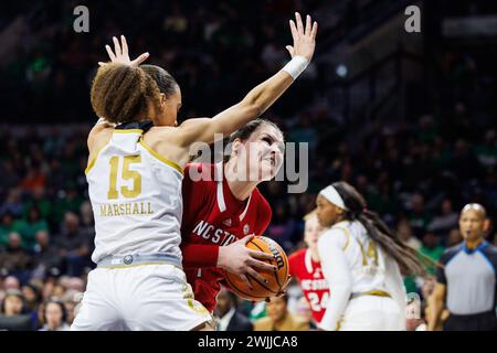 North Carolina State center River Baldwin (1) is defended by Illinois ...