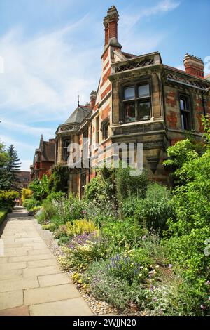 Old master's Lodge in the south-east corner of the Pembroke College gardens. Cambridge university. United Kingdom Stock Photo