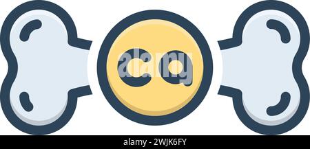 Icon for calcium,strong Stock Vector