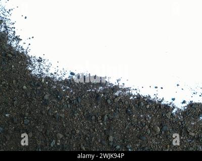 Fine sandy rock grain grain background. Abstract illustration Stock Photo