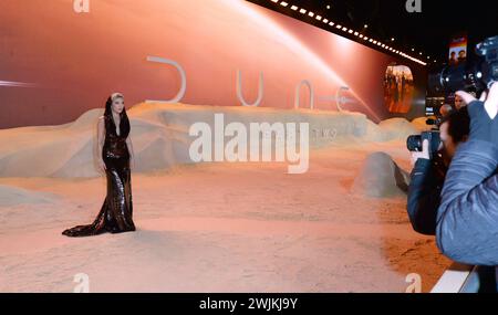 Photo Must Be Credited ©Alpha Press 078237 15/02/2024 Florence Pugh at the Dune Part Two World Premiere in London. Stock Photo